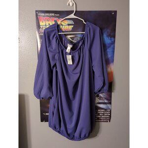 Curvy Girl By Ashley Stewart Purple Plus Size Dress Size 2X NWT